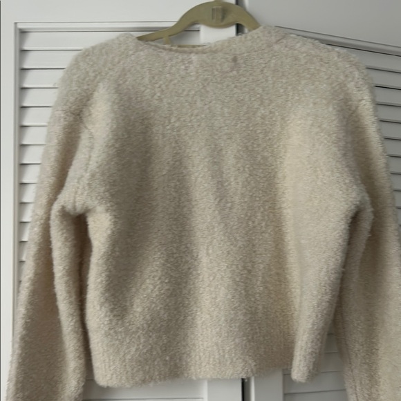 Cream Button-Up Cardigan - Picture 3 of 3